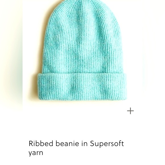 J Crew Two Pieces Ribbed Beanie In Supersoft Yarn and Ribbed Scarf In Supersoft - Picture 2 of 9